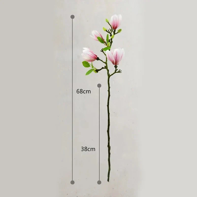 Livaktiga konstgjorda magnoliagrenar