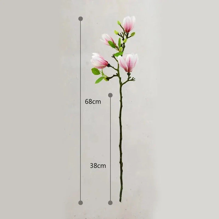 Livaktiga konstgjorda magnoliagrenar