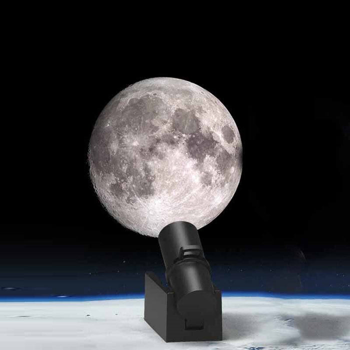 Jord & Måne Projektorlampa | LED Nattljus | Kosmisk Atmosfär med Flera Läge