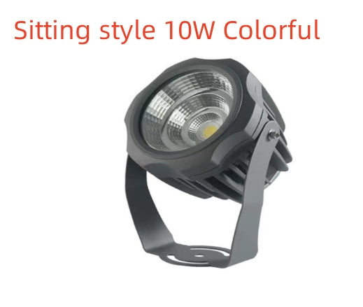 LED Flodljus COB Utomhus Vattentålig Spotlight Reklamljus Trädgårdslampa, färg: 30W 4 färgval 1