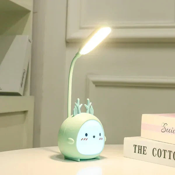 Barnens Lampa för Läsning med Ögonskydd och USB Nattljus - BrightBuddy |