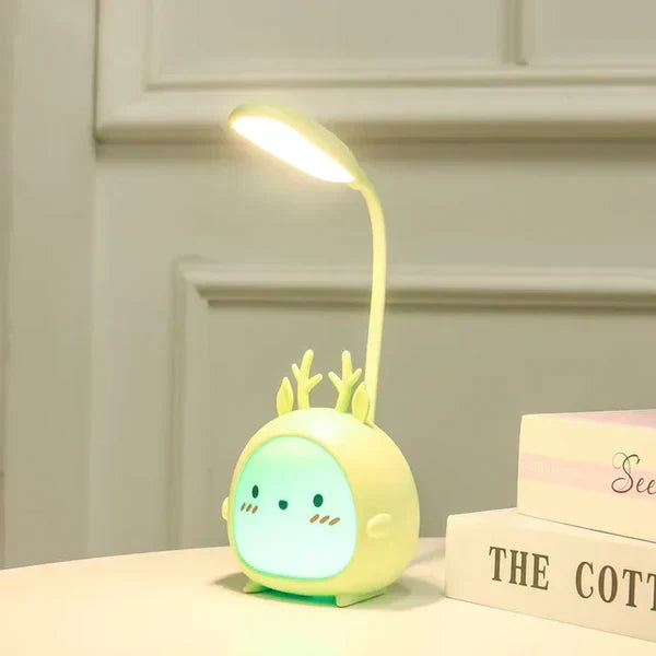 Barnens Lampa för Läsning med Ögonskydd och USB Nattljus - BrightBuddy |