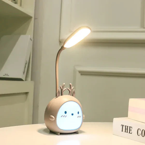 Ögonvänlig läslampa för barn med USB-nattljus