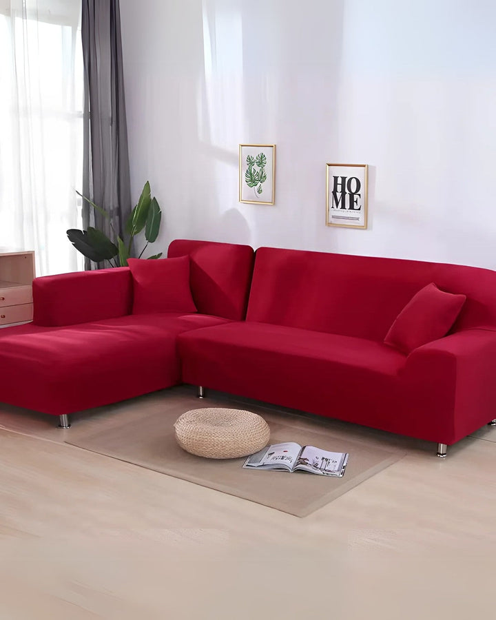 Elegant Modulär Sofföverdrag med Anpassningsbar Arrangement