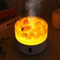 Saltlampa Diffuser - USB Ultrasonisk Aromaterapi Luftfuktare med Himalayasaltkristaller & Nattlampa