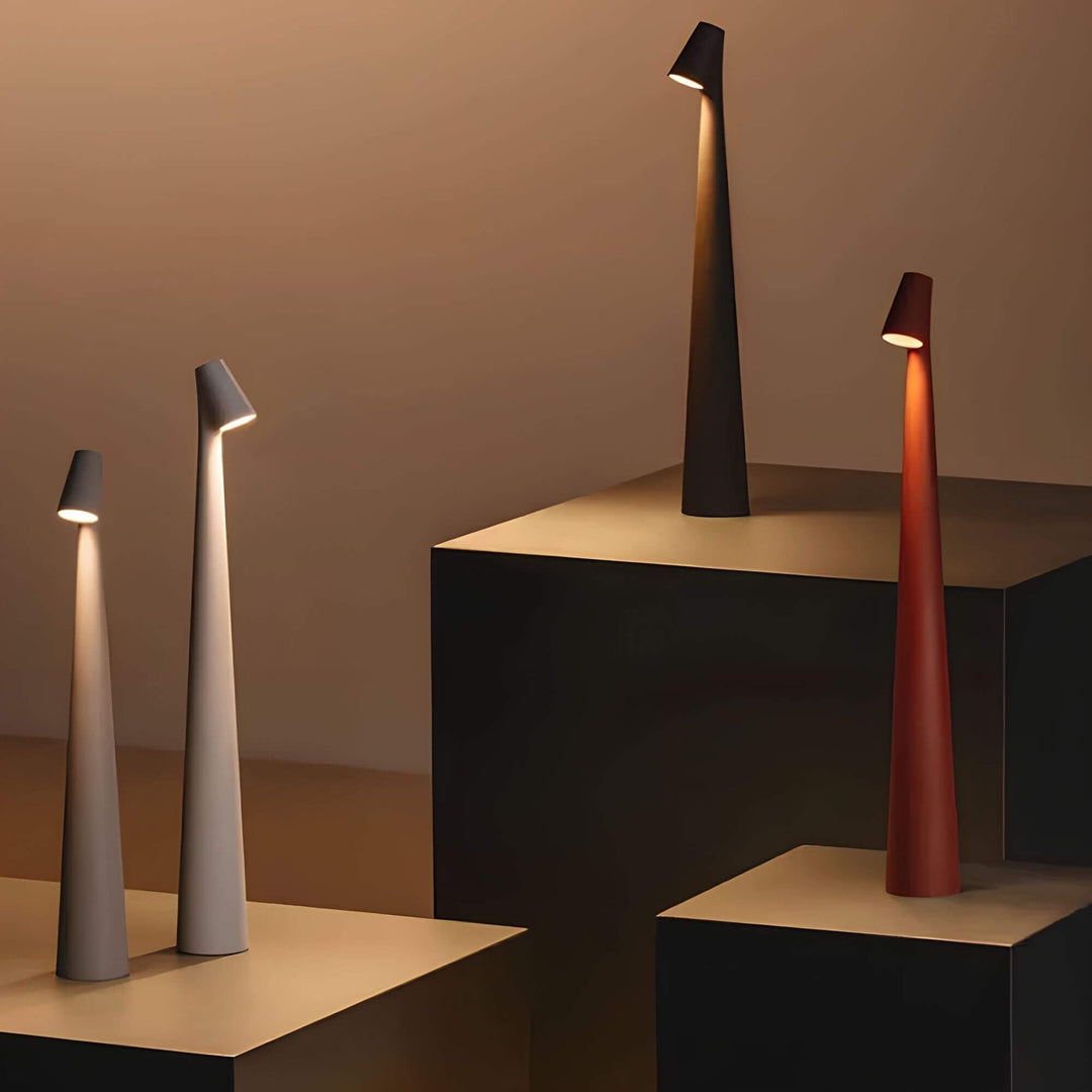 Minimalistisk LED Bordslampa | Trådlös | Dimbar | Läsampa | Matrum Belysning