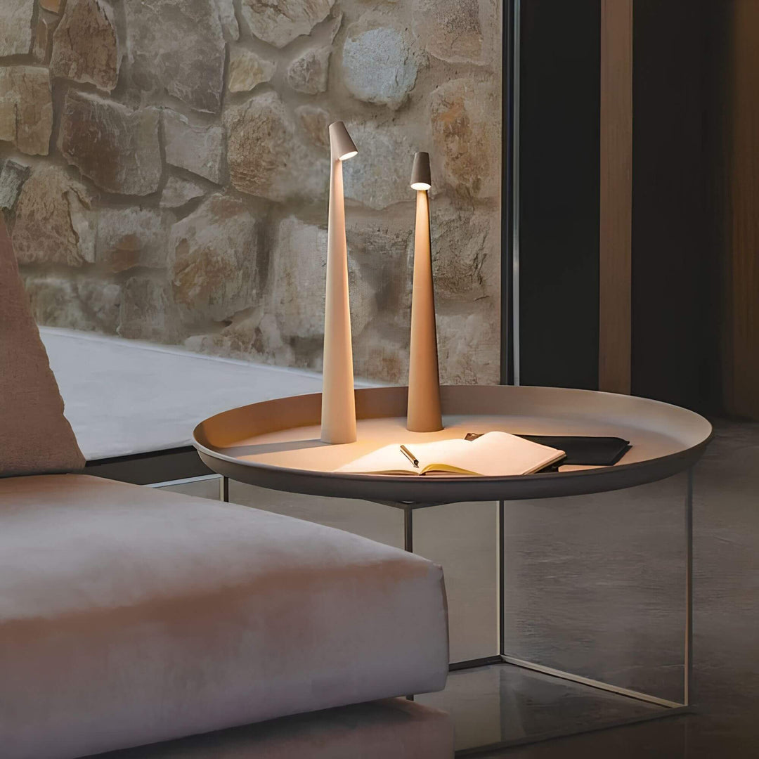 Minimalistisk LED Bordslampa | Trådlös | Dimbar | Läsampa | Matrum Belysning
