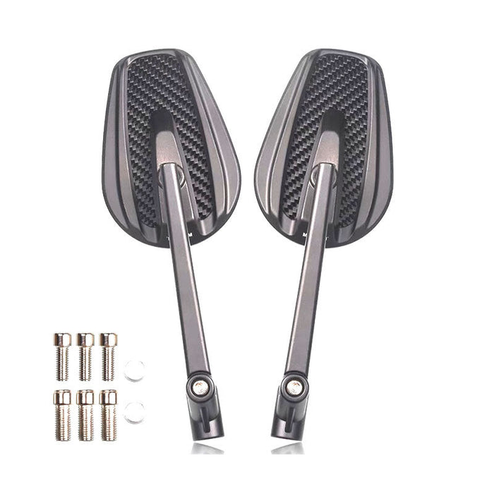 Motorcykel backspeglar med modern design i aluminium