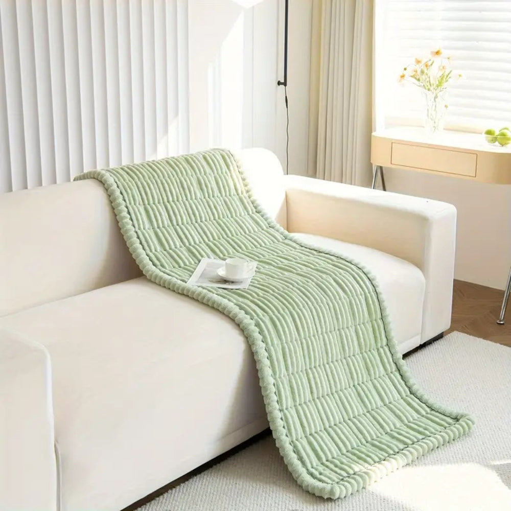 Plush Fållade Kanter Sofföverdrag
