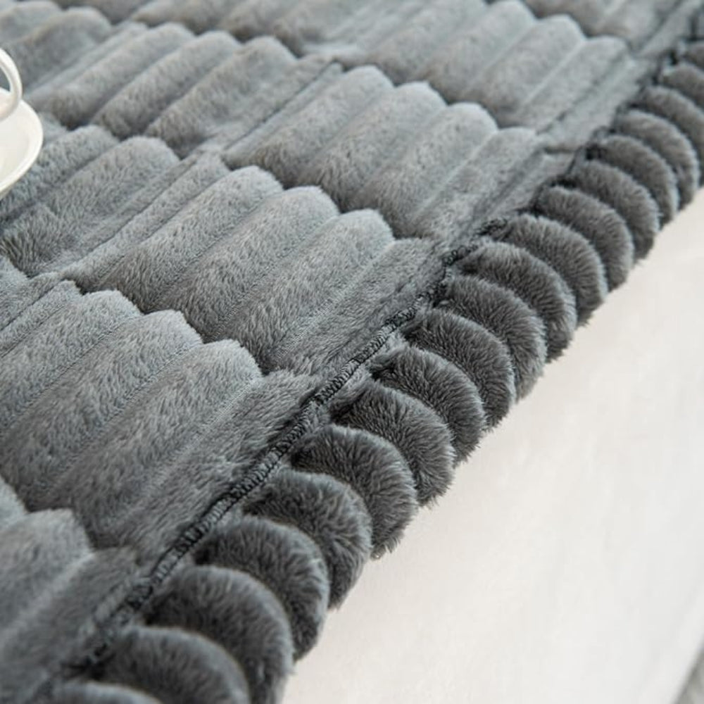 Plush Fållade Kanter Sofföverdrag