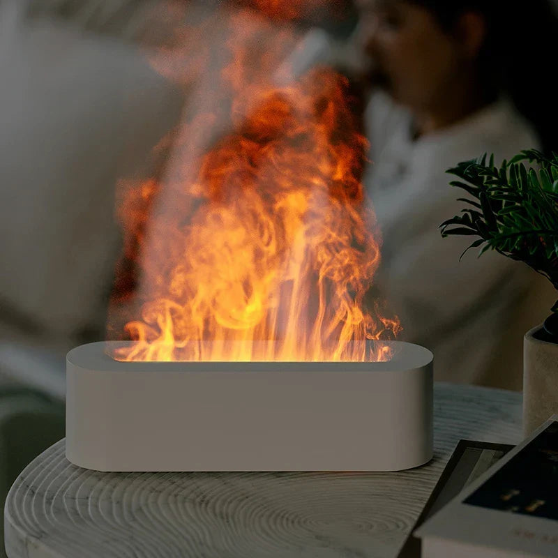 Flame Aroma Diffuser med 7 färger | Luftrenare
