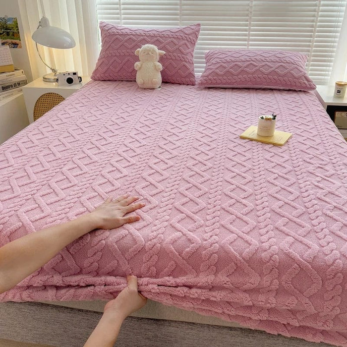 Duvet Cover Set Mjuk Sammet Sängkläder