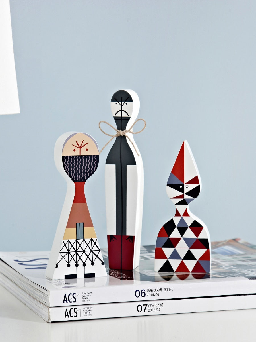 Handgjorda Träfigurer