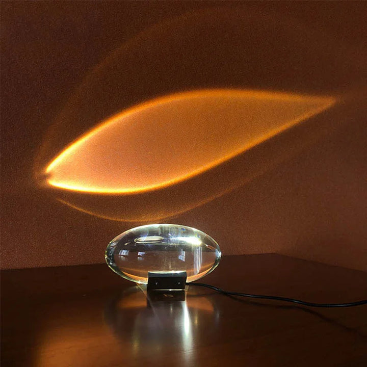 Kristall Solnedgång Himmel Bordslampa