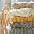Nordisk stil Dick stickad filt