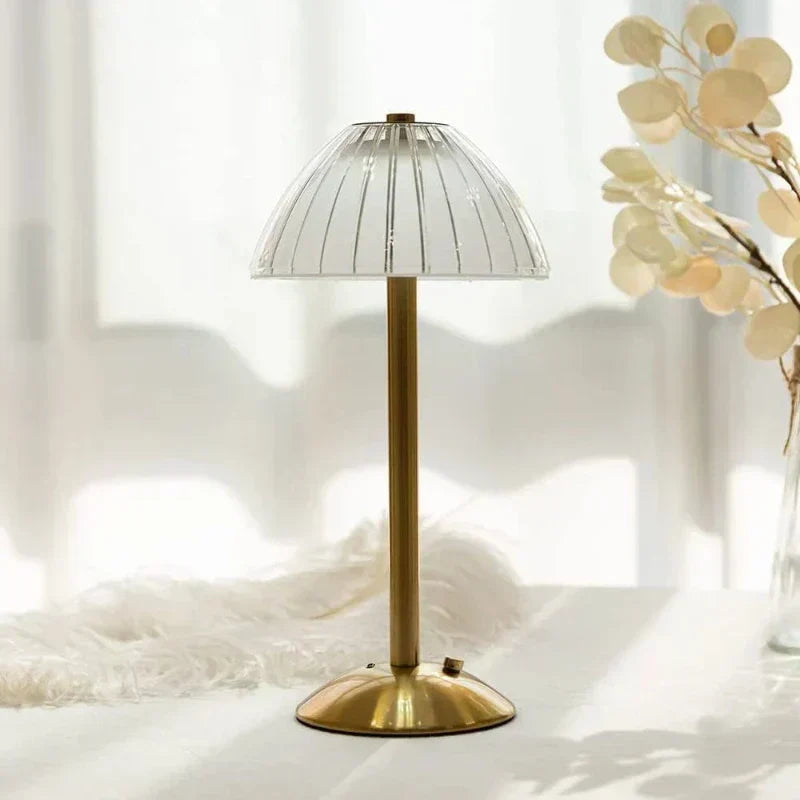 Trådlamp LED-bordslampa med tre färglägen och dimmerfunktion
