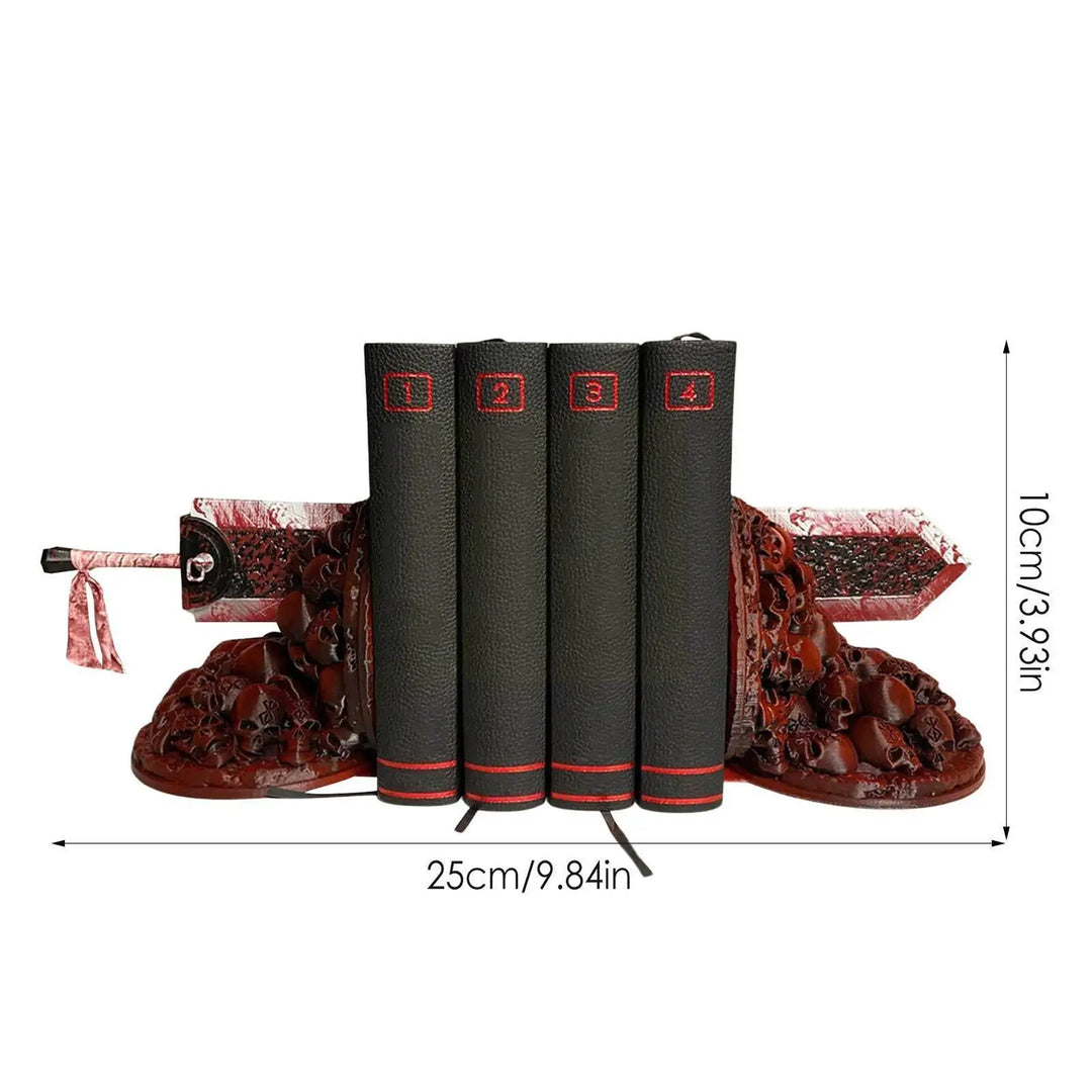 Berserk Bokstöd Arg Bokstöd Drakjägare Resin Hantverk Studie Konst Dekorativt Ornament Hem Skrivbord Bokhylla T4z7