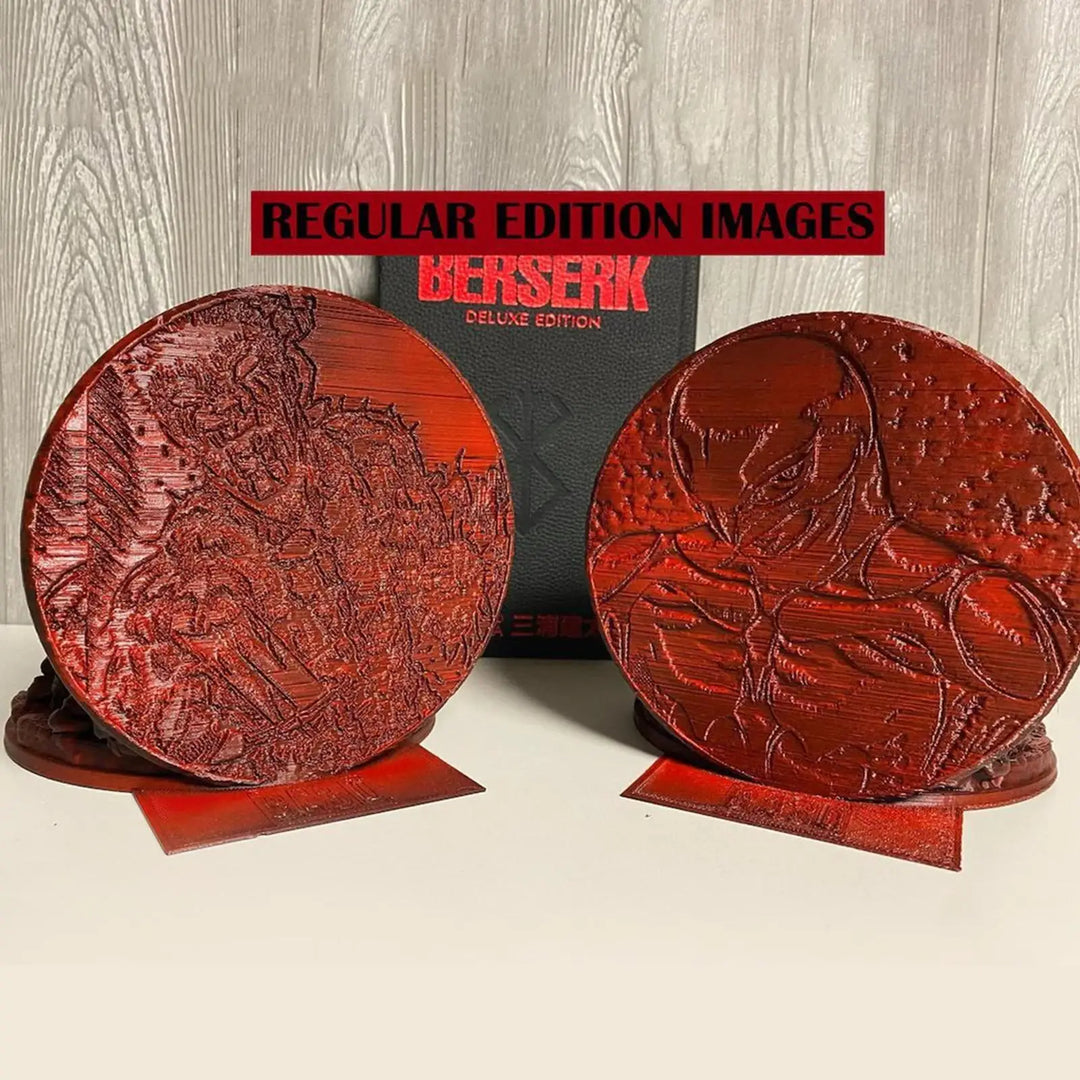 Berserk Bokstöd Rasande Bokstöd Drakjägare Resin Hantverk Studie Konst Dekorativt Ornament Hem Skriva Bord Bokhylla T4z7