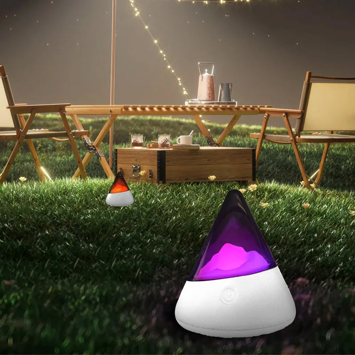 Trådlös LED Nattlampa i Isberg Design