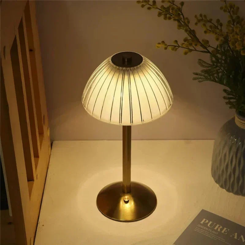 Trådlamp LED-bordslampa med tre färglägen och dimmerfunktion