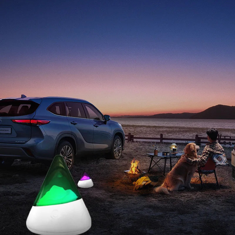 Trådlös LED Nattlampa i Isberg Design
