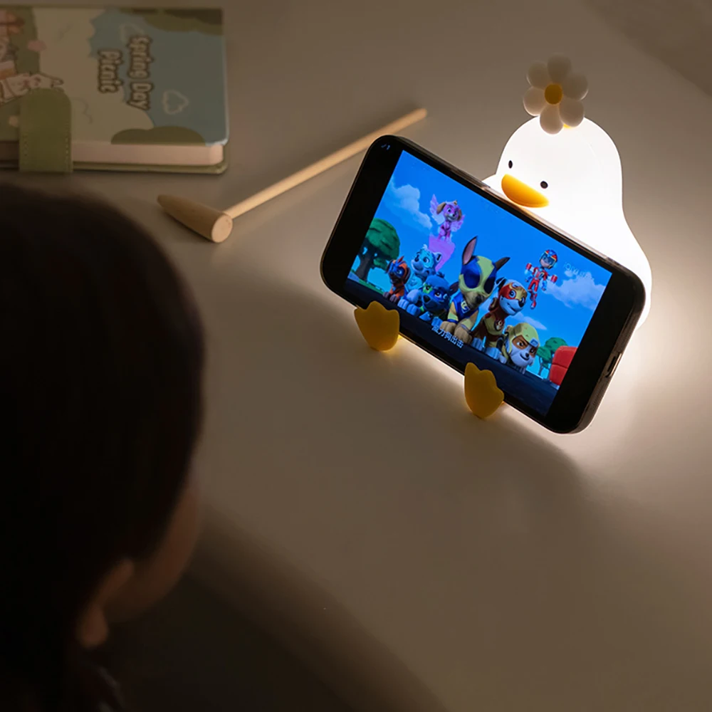 Söt Anka Lampa Nattlampa