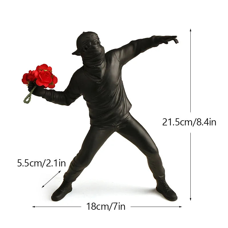 Banksy-inspirerad skulpturkollektion