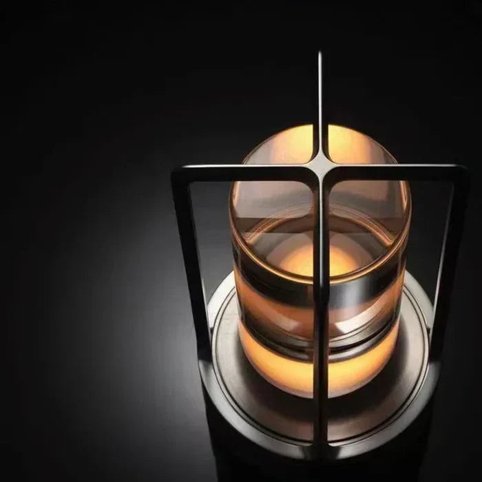 Varm LED Trådlös Bordslampa – Batteridriven Nordisk Design - LED med Touchkontroll, Lämplig för Sovrum, Hem, Utomhus - Idealisk Nattlampa