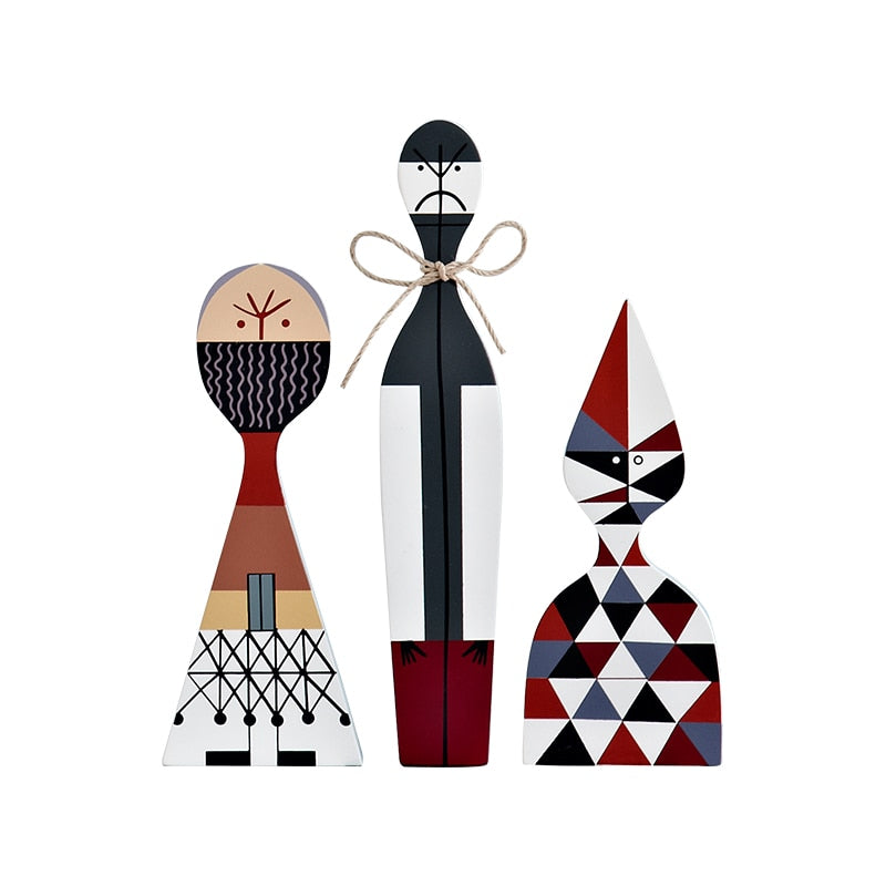 Handgjorda Träfigurer