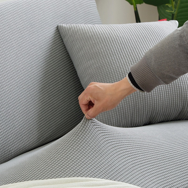 FlexiCover Elastisk Sofföverdrag – Skydd överdrag för Hörnsoffor och Standardsoffor