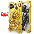 Mechanic Skull Cyberpunk Stil iPhone Fodral