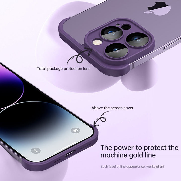 Stötsäker Hörnpad Soft Silicone iPhone-fodral