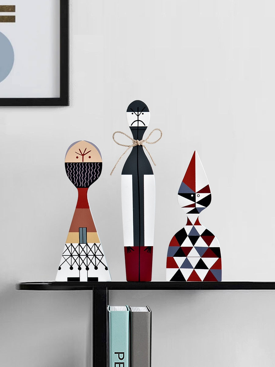 Handgjorda Träfigurer