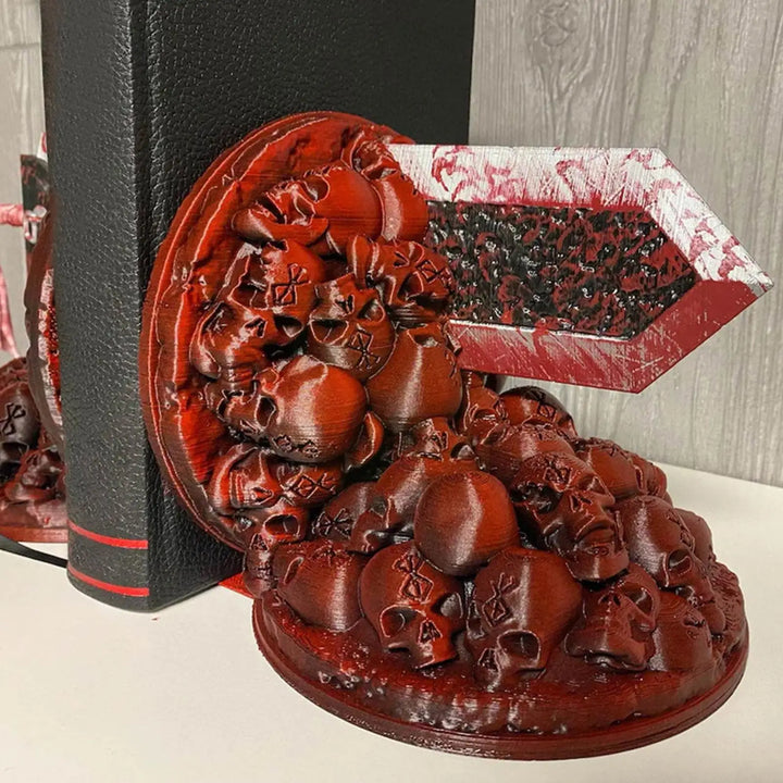 Berserk Bokstöd Arg Bokstöd Drakjägare Resin Hantverk Studie Konst Dekorativt Ornament Hem Skrivbord Bokhylla T4z7