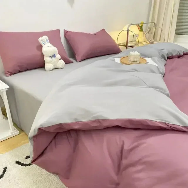 DuoDream Duntäcke - Stilig Vändbar Sängklädsel för Komfort
