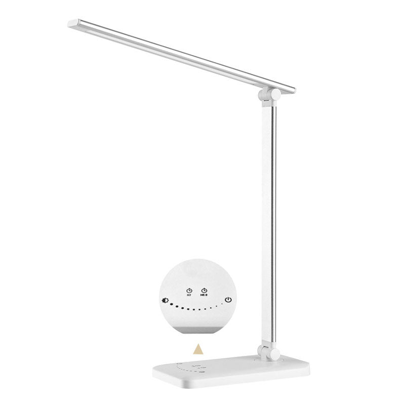 Minimalistisk Intelligent Fyrkantig Fällbar USB LED Skrivbordslampa