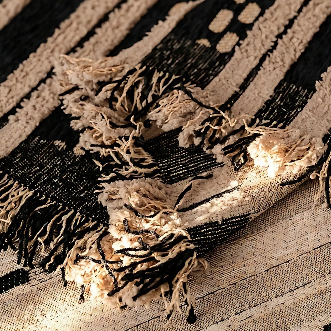 Sahara Style Plush Boho Sofföverdrag Filt
