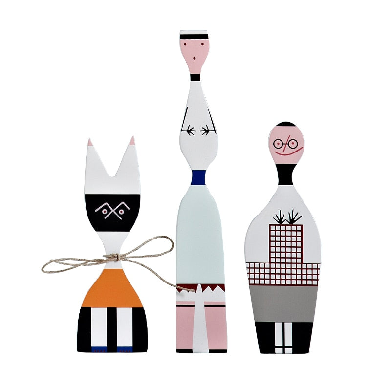 Handgjorda Träfigurer