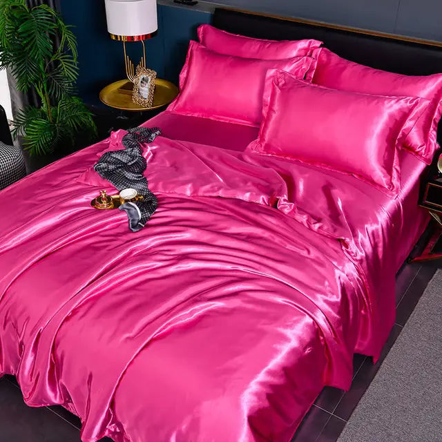 SatinLuxe Duvet Cover - Lyxigt Satin Duvet Täck för Ditt Sovrum