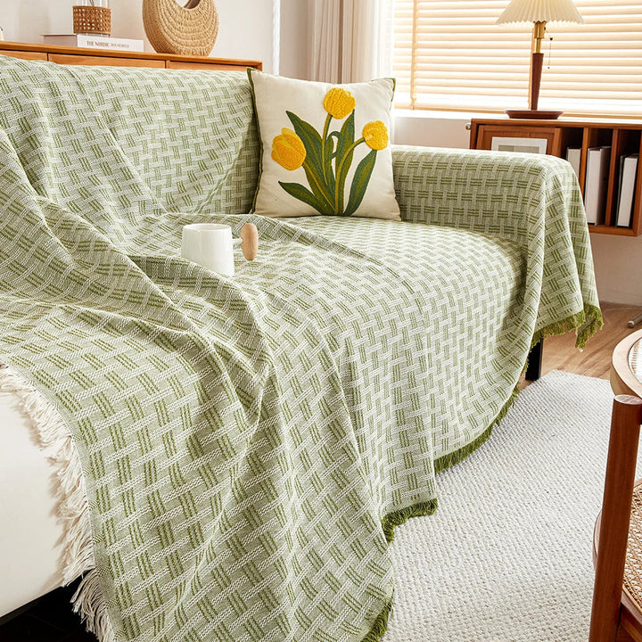 DualComfort Vändbar Sofföverdrag – Stilig, Tvättbar Soffskydd för 3–4 Sits Soffor