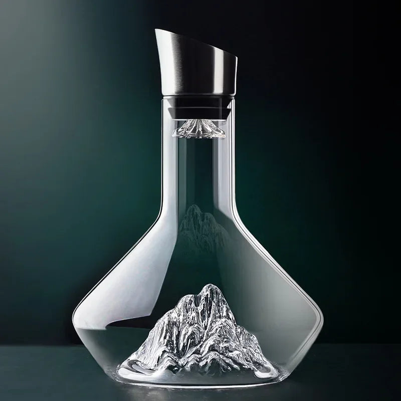 1500ml Iceberg Decanter Kreativ Blyfri Kristallmaterial Lyx Högkvalitativ Hemma Rödvinsdistributör Karaff Vinkanna