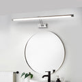 80-100cm LED vägglampa - Modern svart/silver vägglampa för badrummet, internt monterad bildlampa