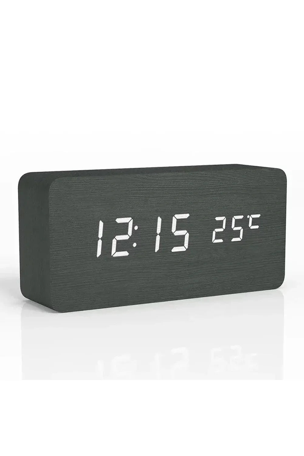 Trä LED Digital Klocka