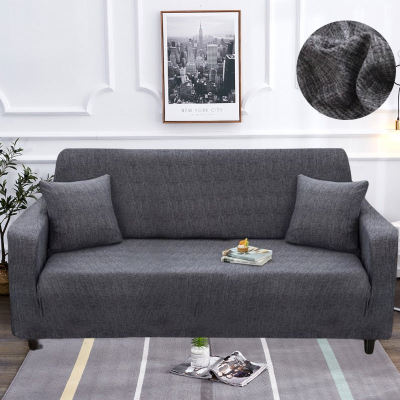 Modern halkfri färgglad elastisk sofföverdrag