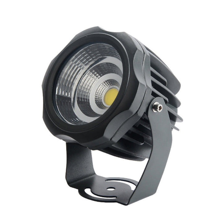 LED Flodljus COB Utomhus Vattentät Spotlight Reklamlampor Trädgårdslampa, färg: 10W 7 färger