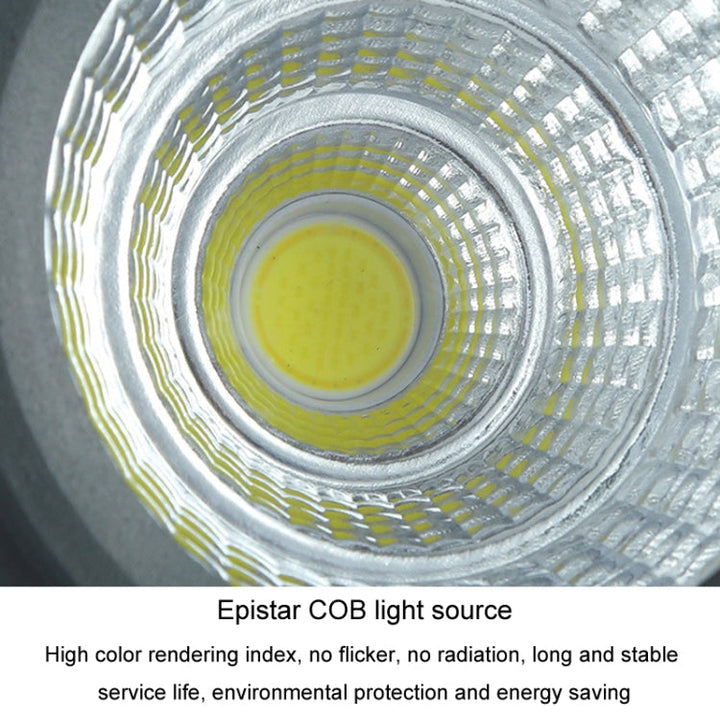 LED Flodljus COB Utomhus Vattentät Spotlight Reklamlampor Trädgårdslampa, färg: 10W 7 färger