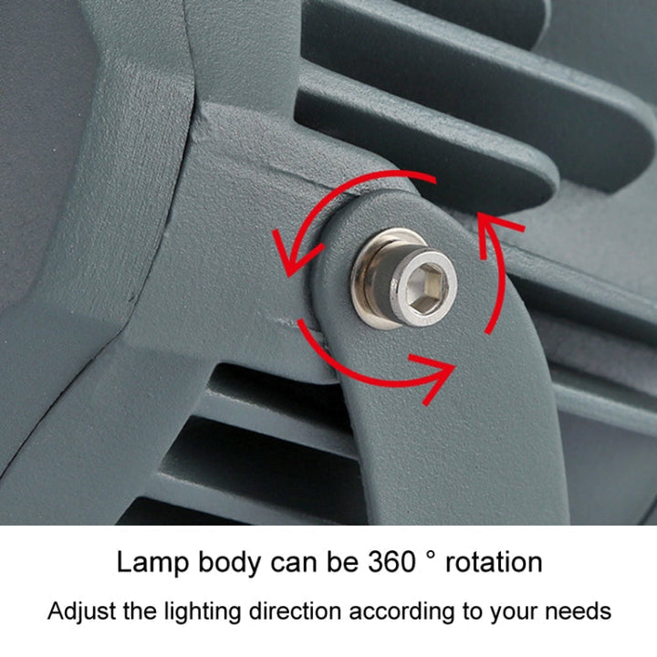 LED Flodljus COB Utomhus Vattentät Spotlight Reklamljus Trädgårdslampa, färg: 20W 7 färger