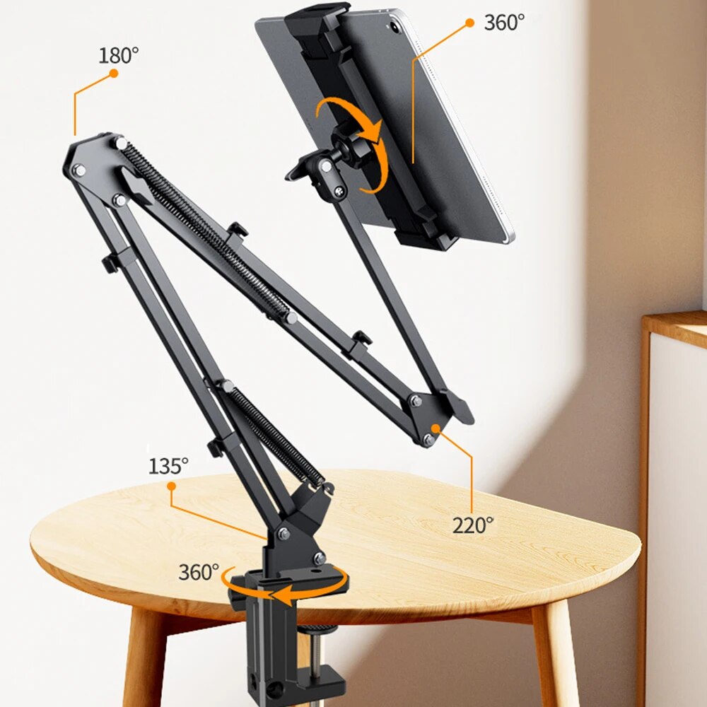 Tabletthållare – FlexiMount – 360° roterbar – justerbar hållare