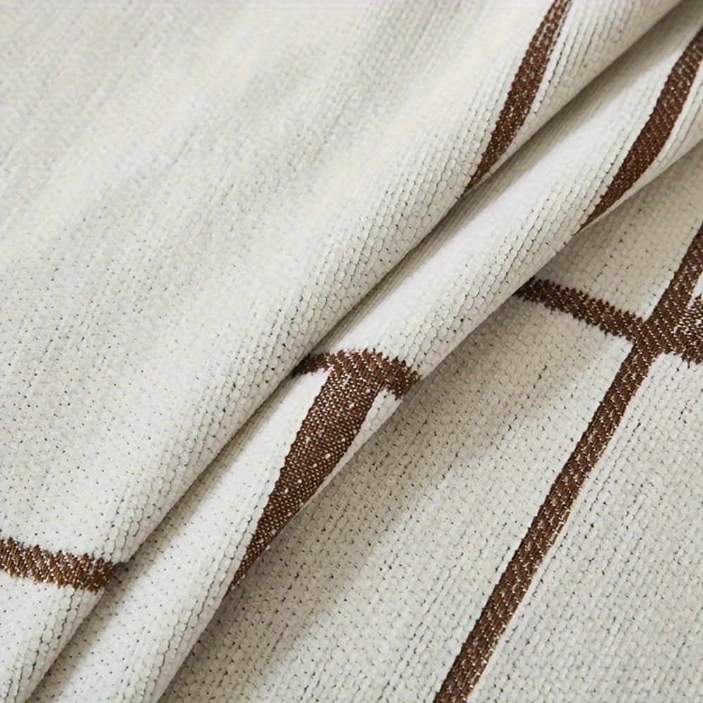 Vågig Rand Boho Sofföverdrag
