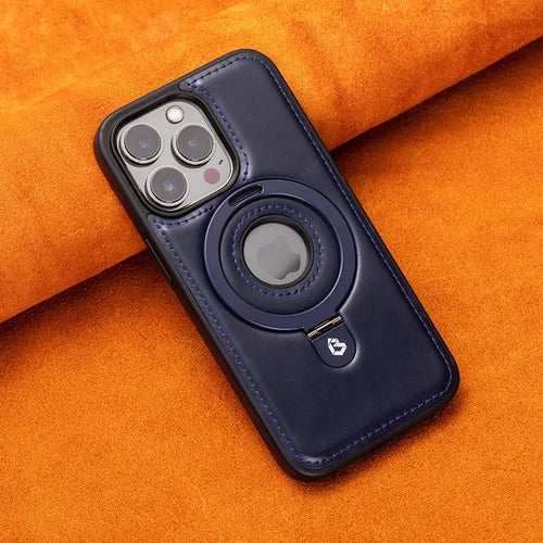 Magnetiskt iPhone-fodral med osynlig ringhållare